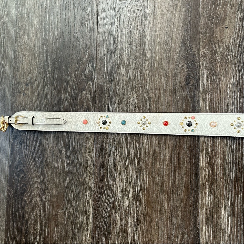 Coach Pebble Leather Chalk-Strap with Rivets - Picture 5 of 15